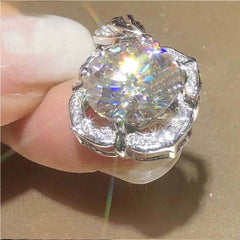2 CT Round Cut Diamond Charm Pendant For Women, Christmas Gifts, Anniversary Gifts