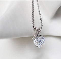 2.5 CT Heart Cut Diamond Charm Pendant For Women, Christmas Gifts, Anniversary Gifts