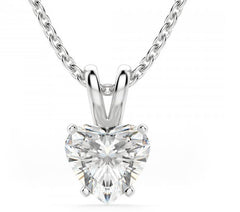 2.5 CT Heart Cut Diamond Charm Pendant For Women, Christmas Gifts, Anniversary Gifts