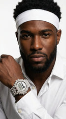 Luxury G-Shock Bezel with Natural Diamonds