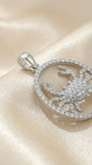 "Cancer" Constellation Charm – Moissanite Diamond Elegance