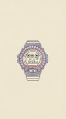 Luxury G-Shock Bezel with Genuine Natural Diamonds