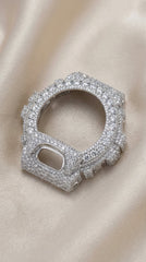 Custom G-Shock Bubble Bezel Upgrade – Fully Iced with VVS Moissanite Diamonds