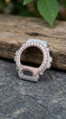 Luxury G-Shock Bezel with Genuine Natural Diamonds